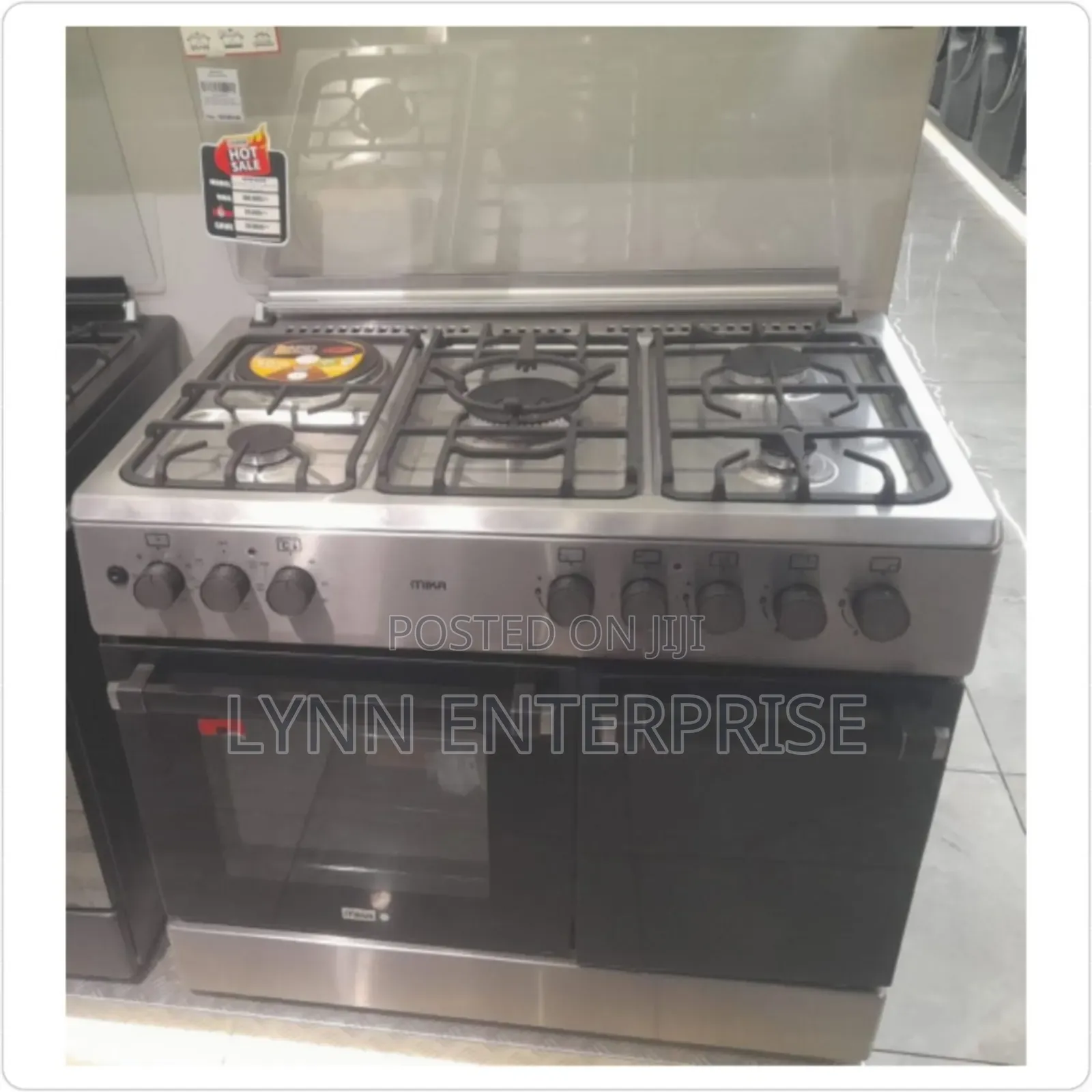Mika 60 ×90cm Standing Cooker With Rapid Hotplate