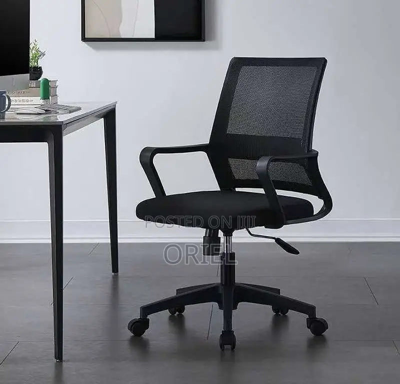 Office Chair : Office Mid-Back Ergonomic Chair