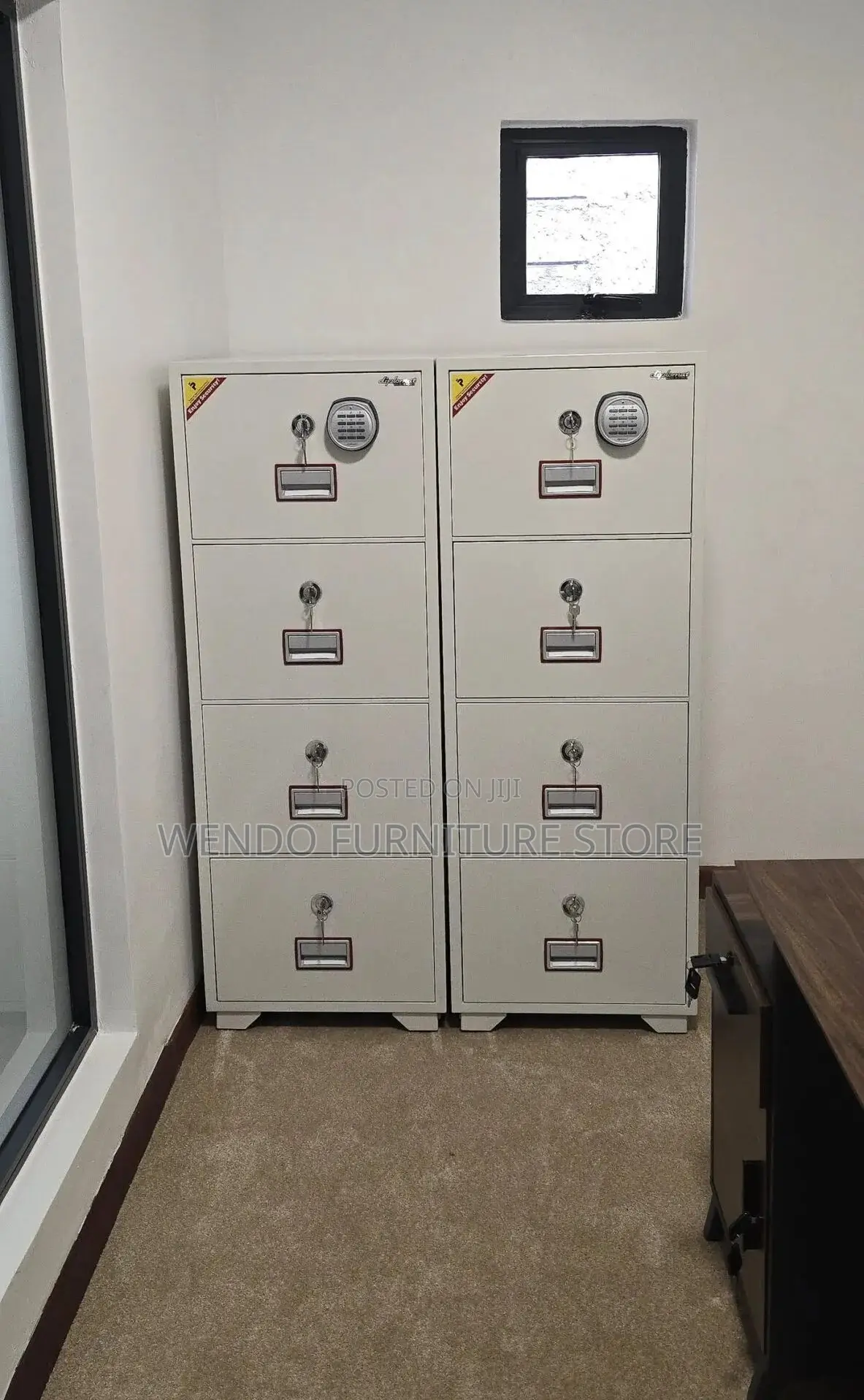 Storage Units; 270kgs Heavy Duty Modern Style Metallic Office Safe