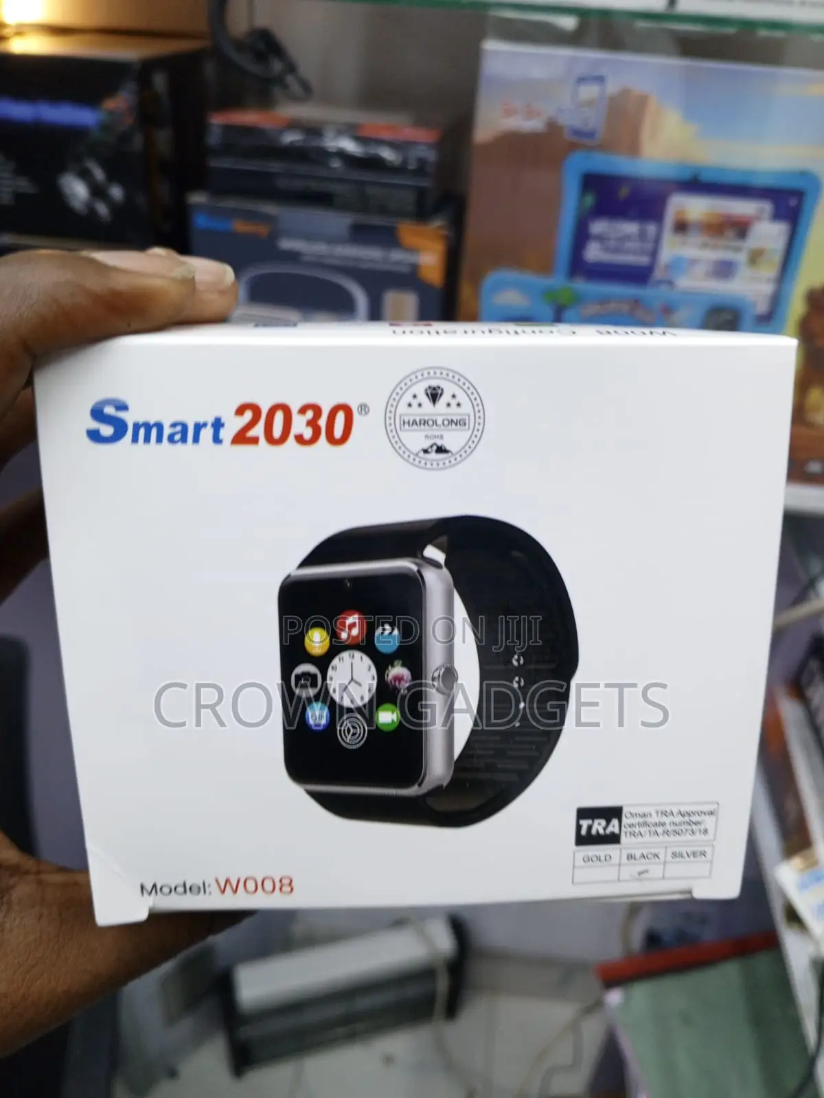 W008 Smartwatch Touchscreen Fitness Tracker Android Watch