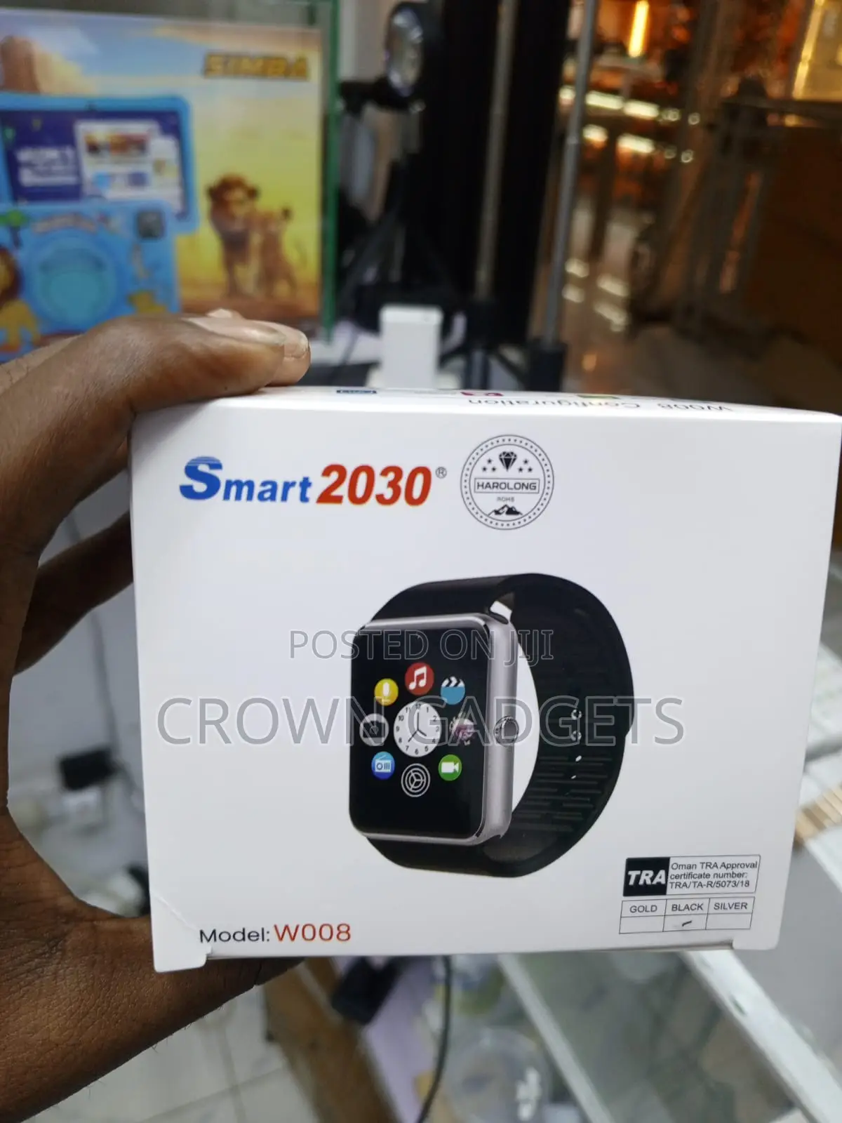 W008 Smart Watch Pedometer Sleep Monitor Touchscreen Device