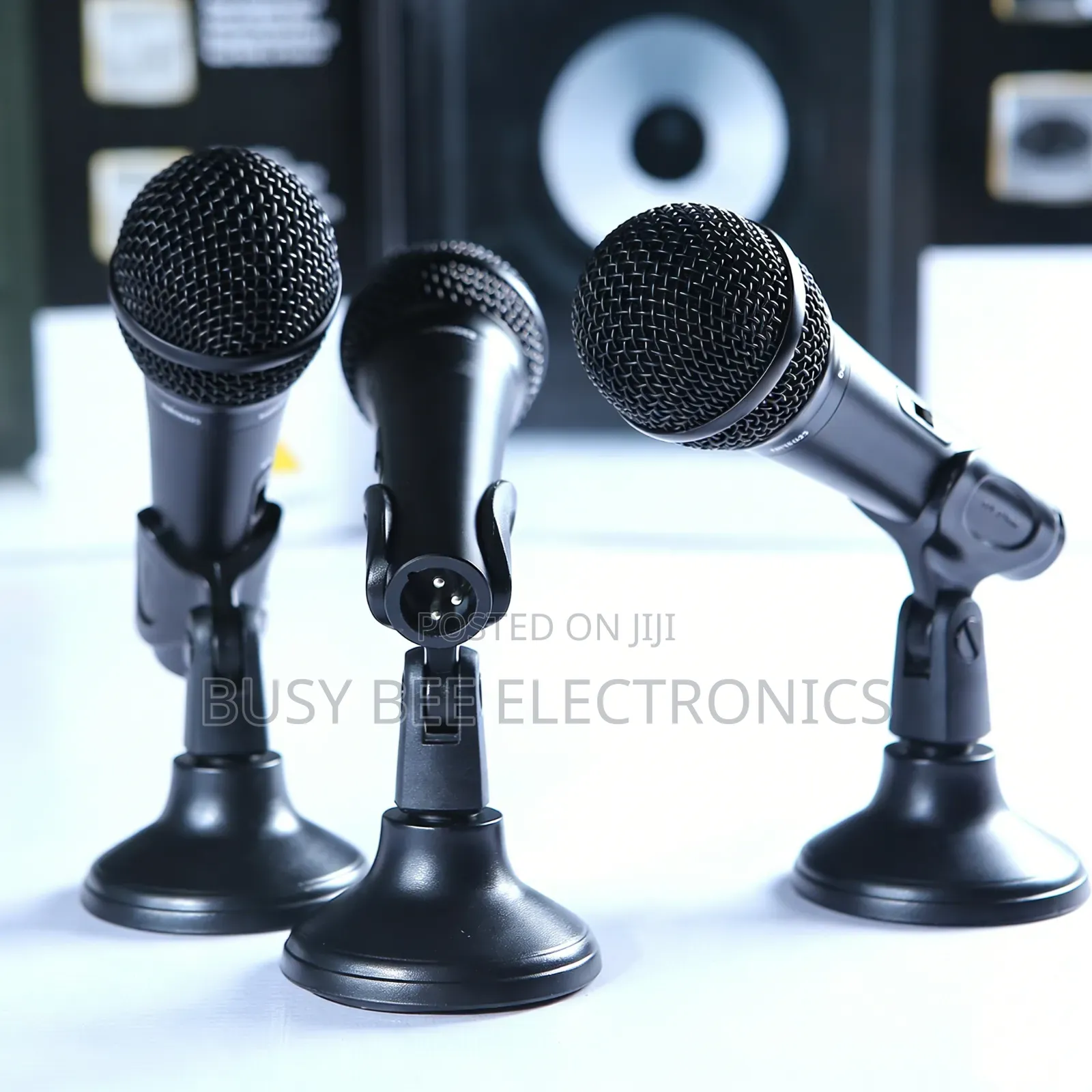 3 Piece Professional Dynamic Microphone Kit Cardioid