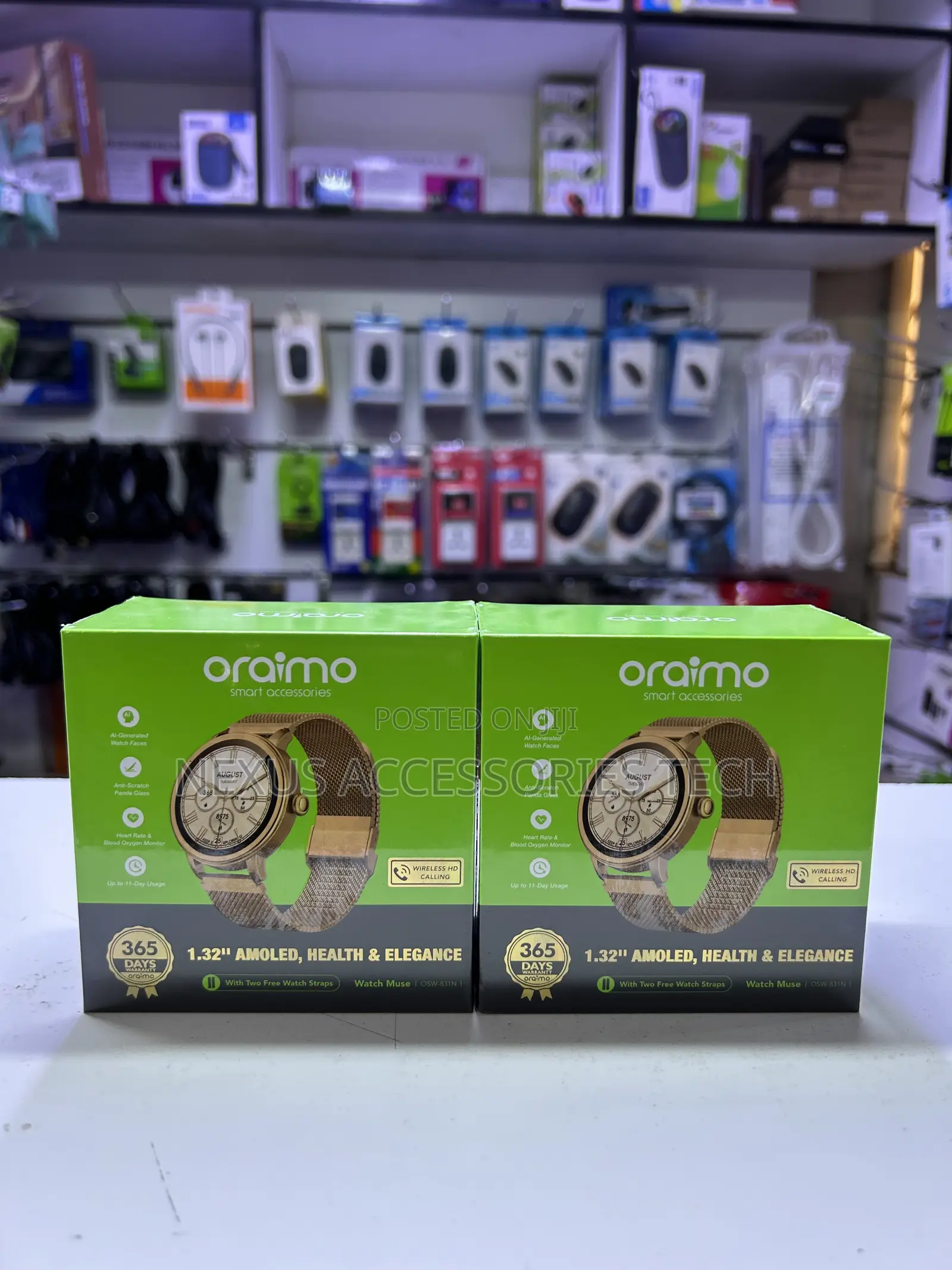 Oraimo Watch Muse Osw-831n Amoled Smart Watch – Bluetooth Calling