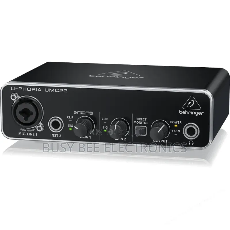 Behringer Umc22 Audiophile 2x2