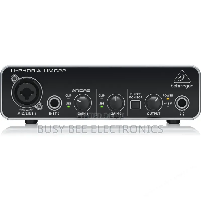 Behringer Umc22 Audiophile 2x2