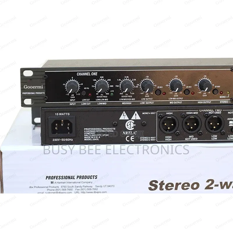 234xl High Quality 2/3/4-Way Audio Stereo Sound Processing Crossover