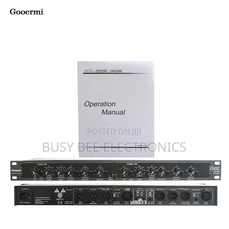 234xl High Quality 2/3/4-Way Audio Stereo Sound Processing Crossover