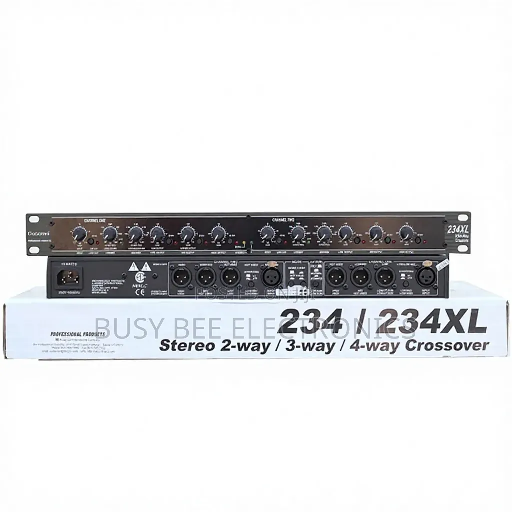 234xl High Quality 2/3/4-Way Audio Stereo Sound Processing Crossover