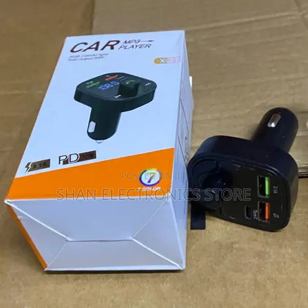 Car Mp3 Player Modulator -Fm Transmitter, Usb Charger, Tf Card Support