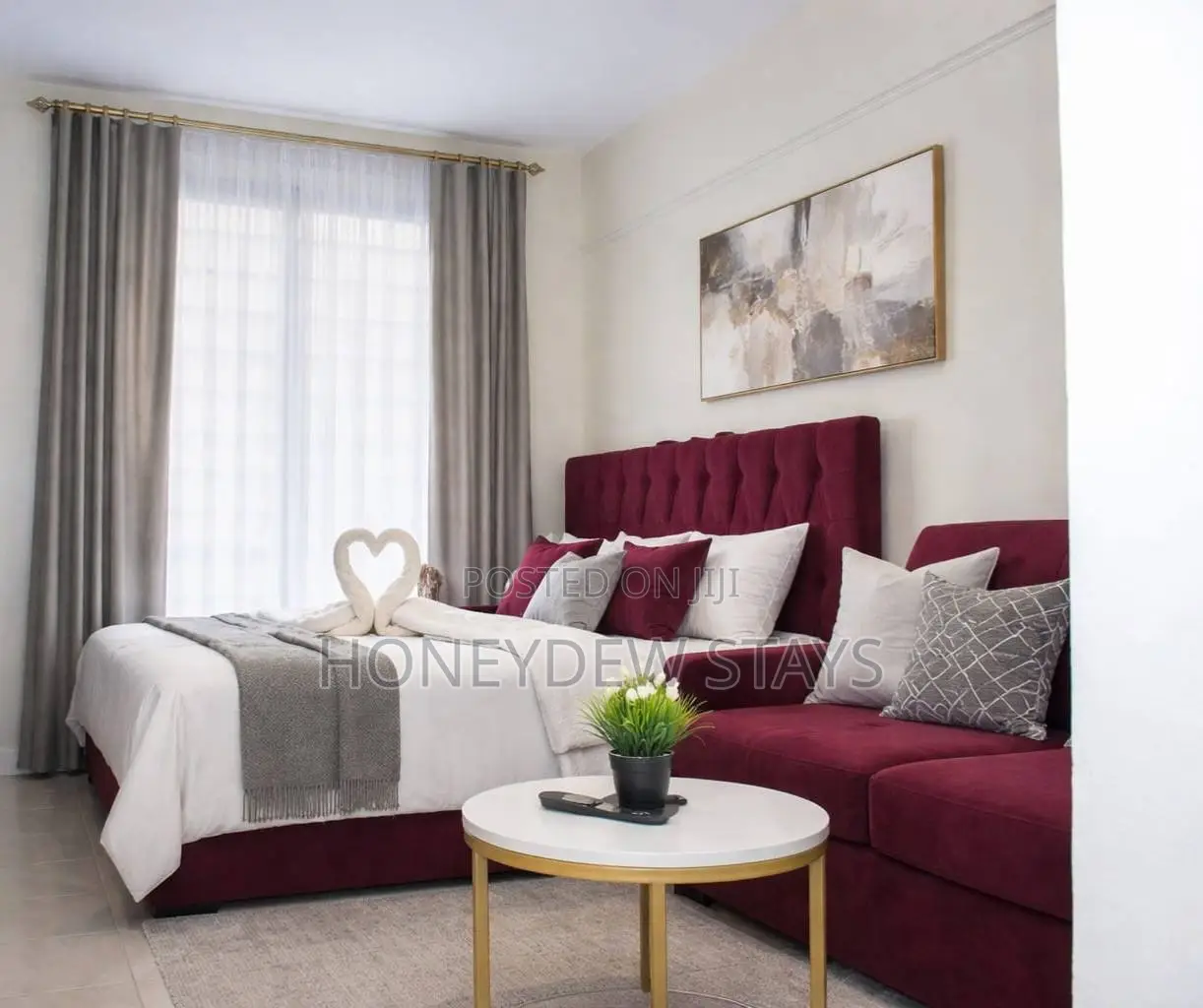 Elegant Kitengela Studio | Wifi, Parking, Hot Shower Kitchenette