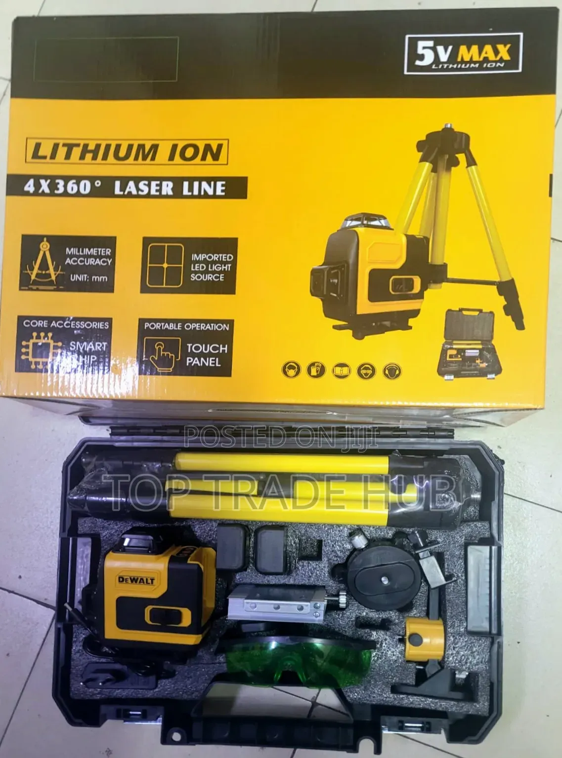 Dewalt Lithium Ion Laser Level Line 4 by 360° 5v