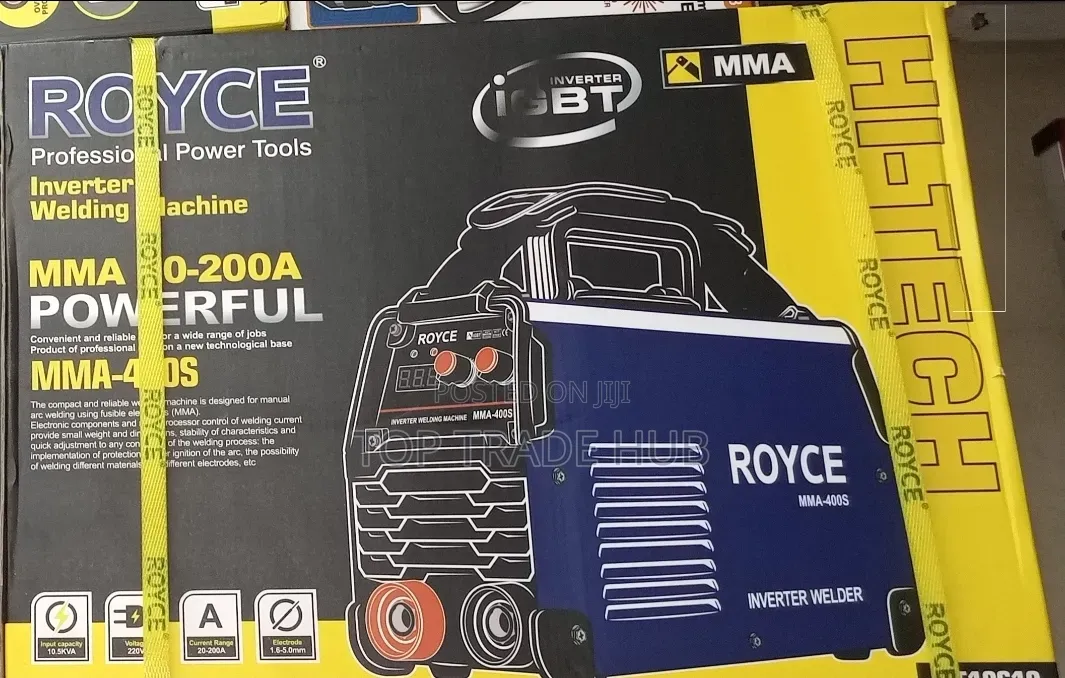 Royce Mma-400s Professional Welding Machine 10.5kva Input