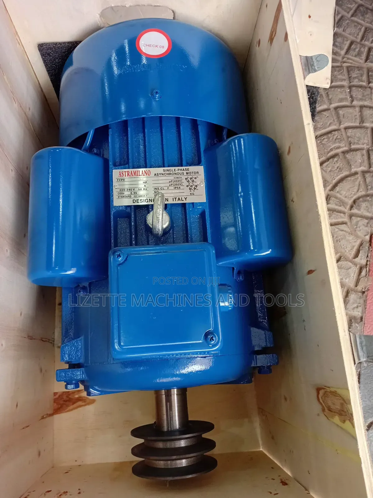 Astramilano 10hp Single Phase Low Speed Motor