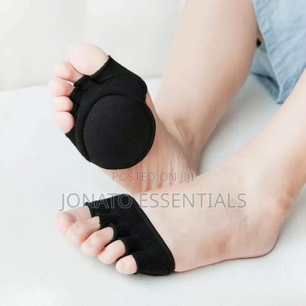 Forefoot Pads Five-toe Separator Metatarsal Cushion Socks
