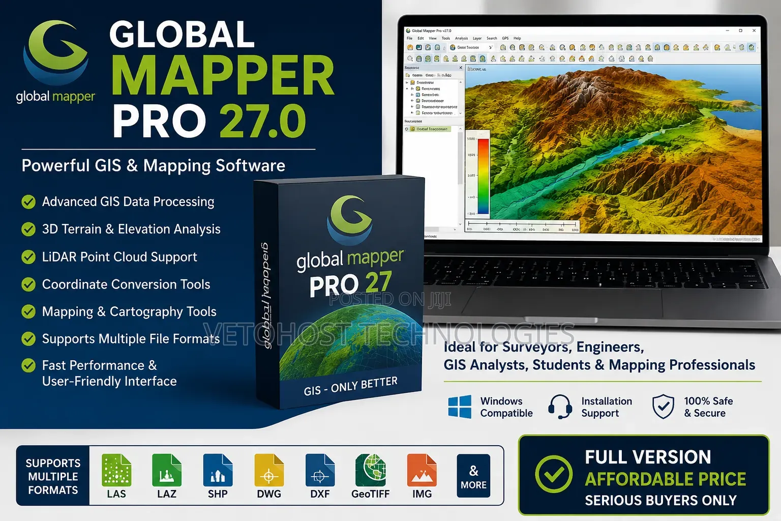 Global Mapper Pro 27 Gis Mapping Software Full Version
