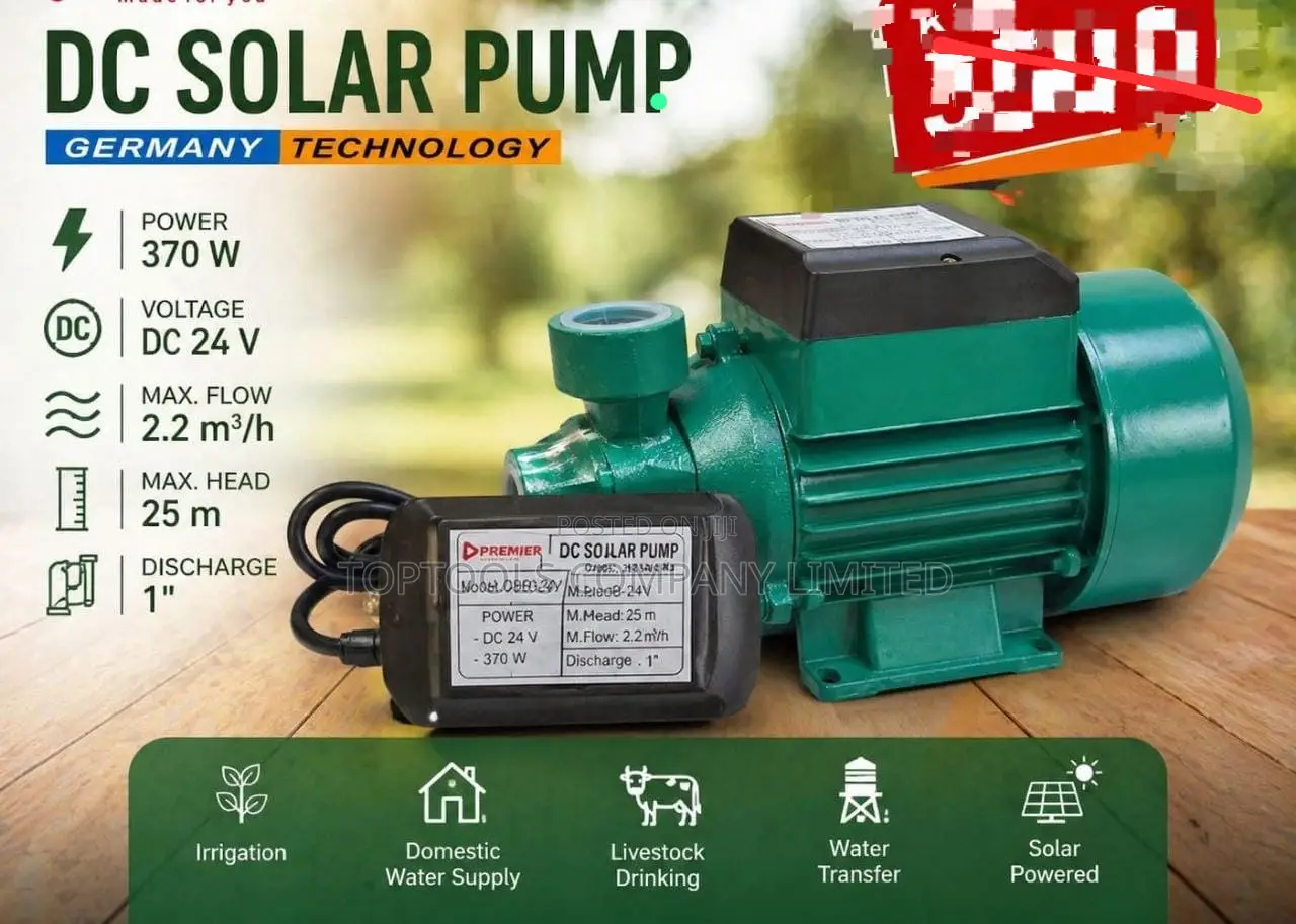 Dc Booster Solar Pump 370watts 25m 24v
