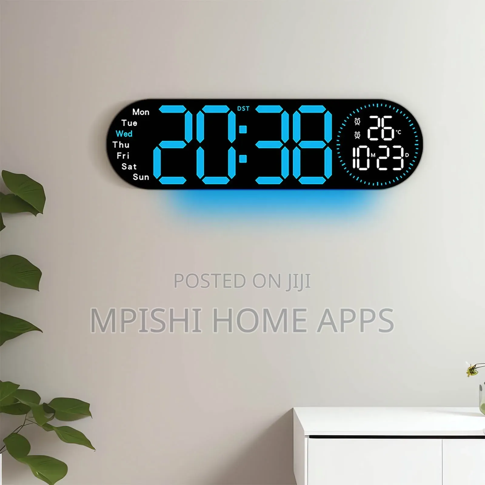 17-Inch Led Digital Wall Clock