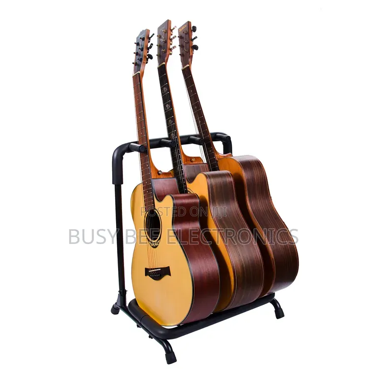 Adjustable Height Iron Guitar Floor Stand 3
