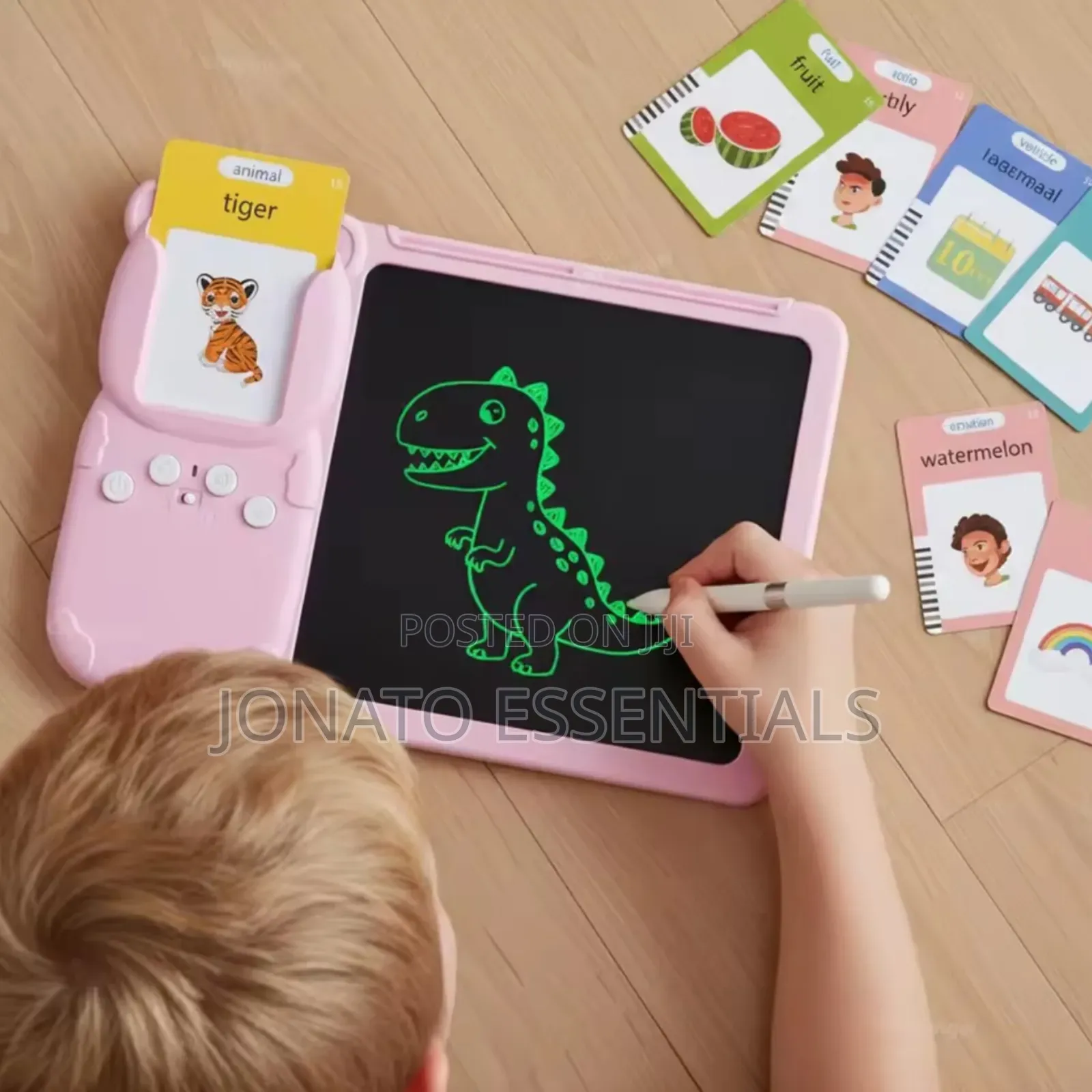 ​2 in 1 Kids Talking Flash Cards LCD Writing Drawing Board Tablet