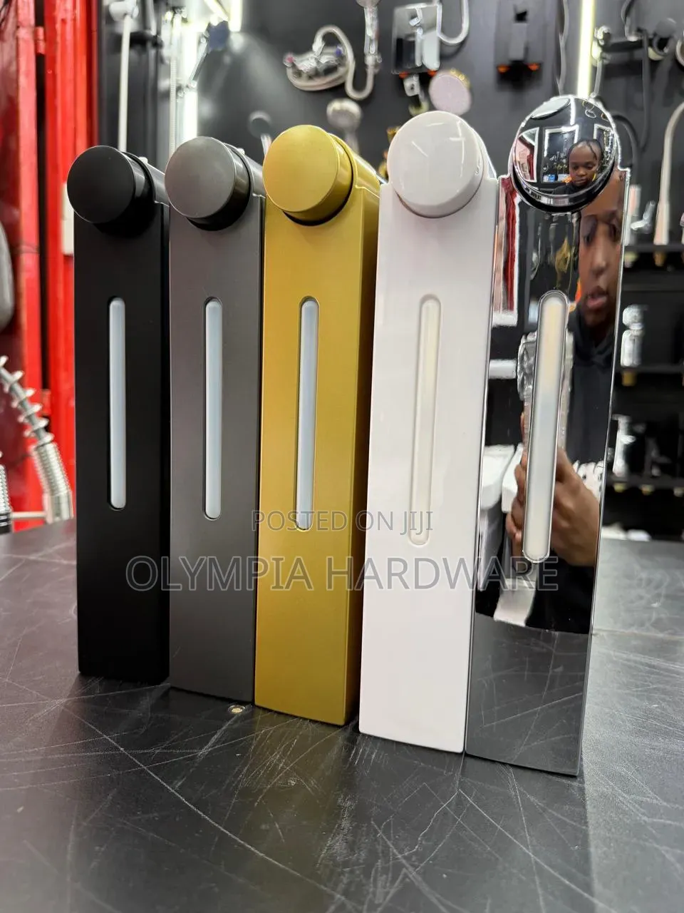 Soap Dispensers (White, Black, Gold, Silver, Grey