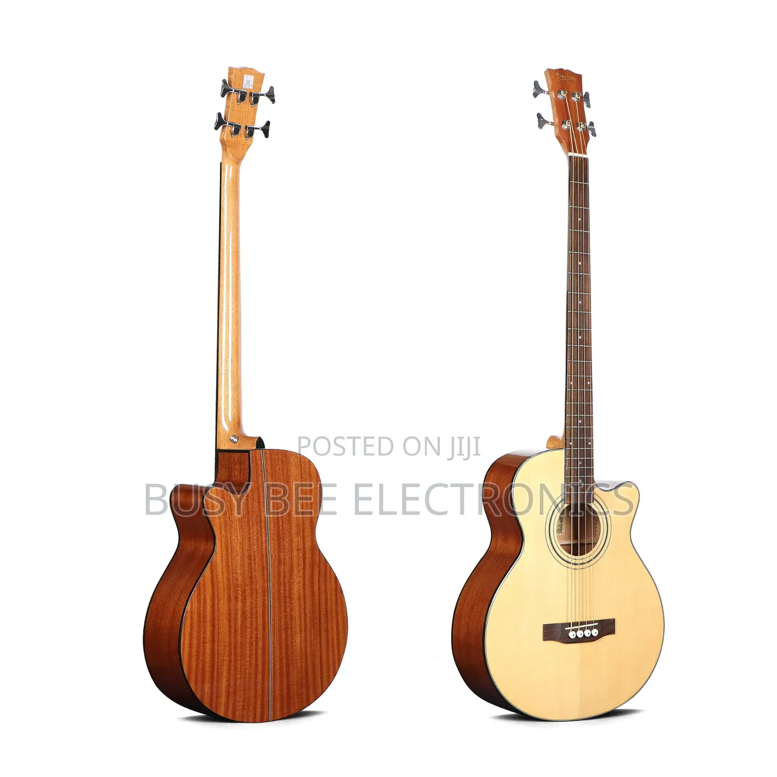 Acoustic Bass Guitar 4 Strings Spruce Top Acoustic Electric Guitar