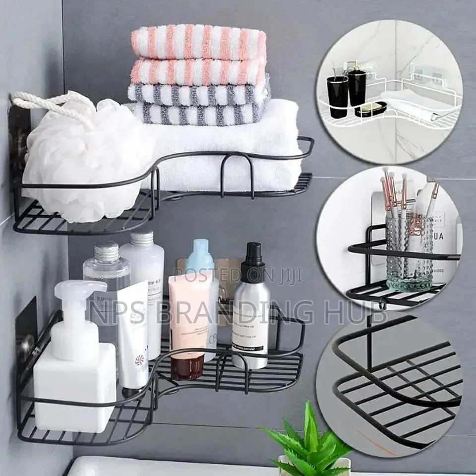 Bathroom / Kitchen Corner/Rack Shelf -size 36x26.7cm Nm