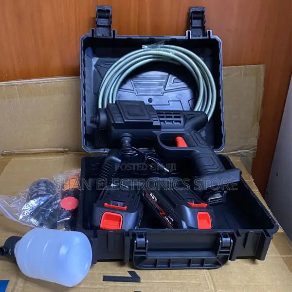 New Arrival Cordless Car Washing Machine - Rechargeable, 2 Batteries