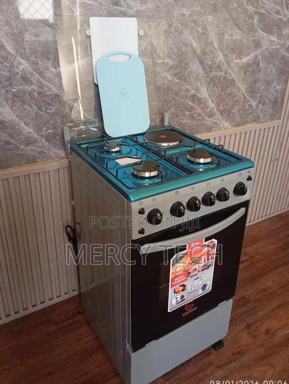 Eurochef 3 Gas + 1 Electric Standing Cooker With Rotisserie