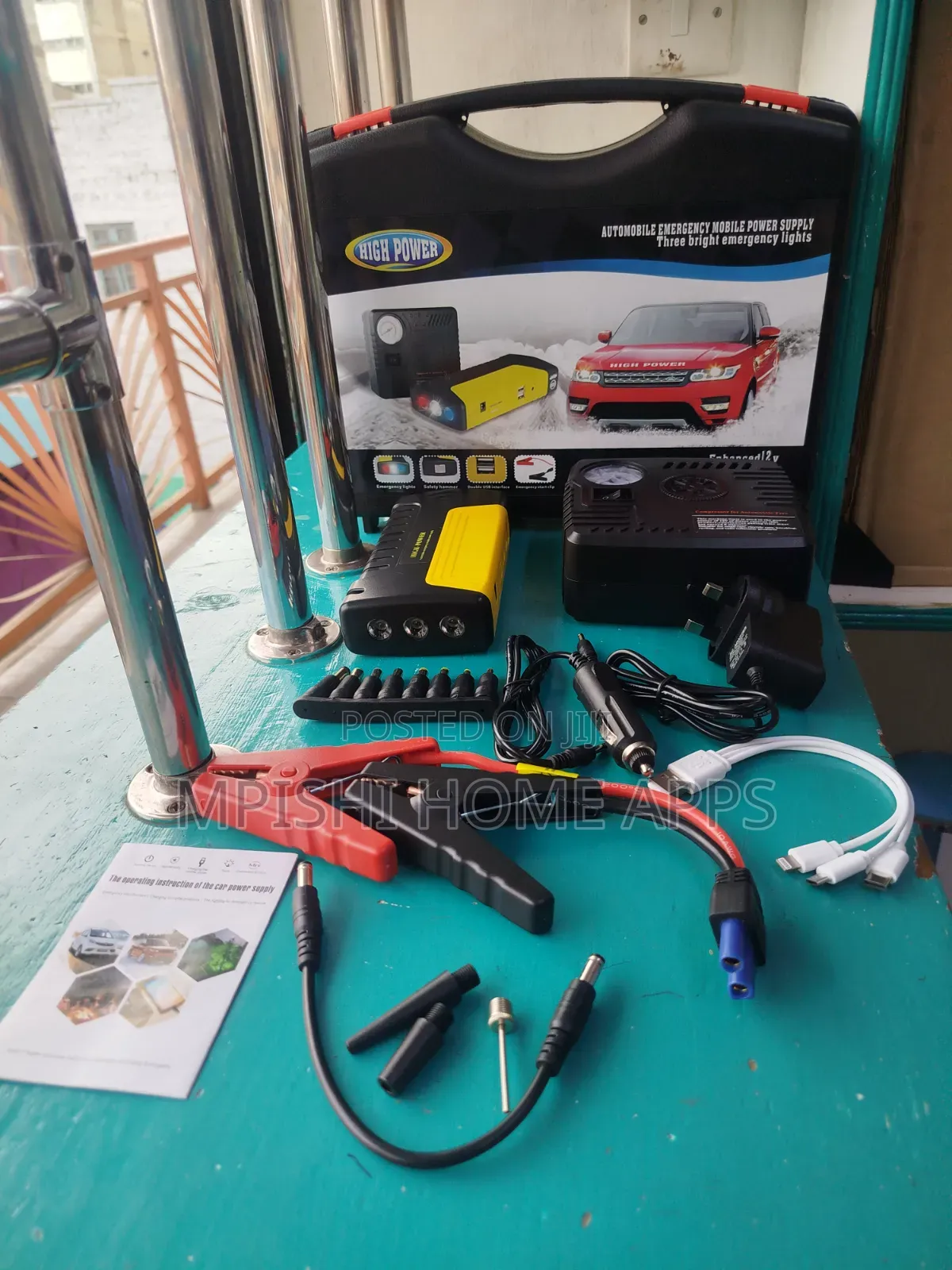 High Power Car Jump Starter Kit