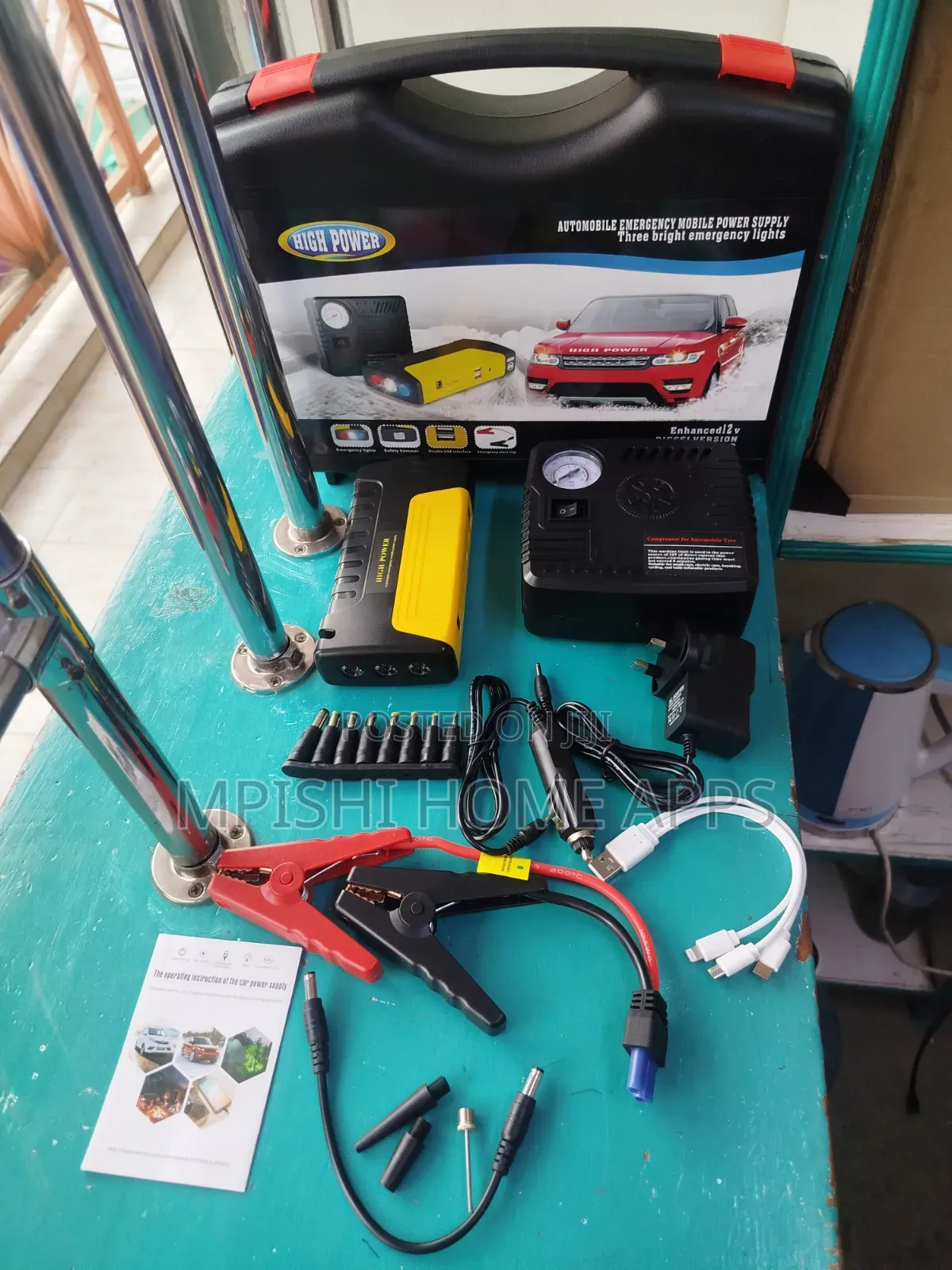 High Power Car Jump Starter Kit