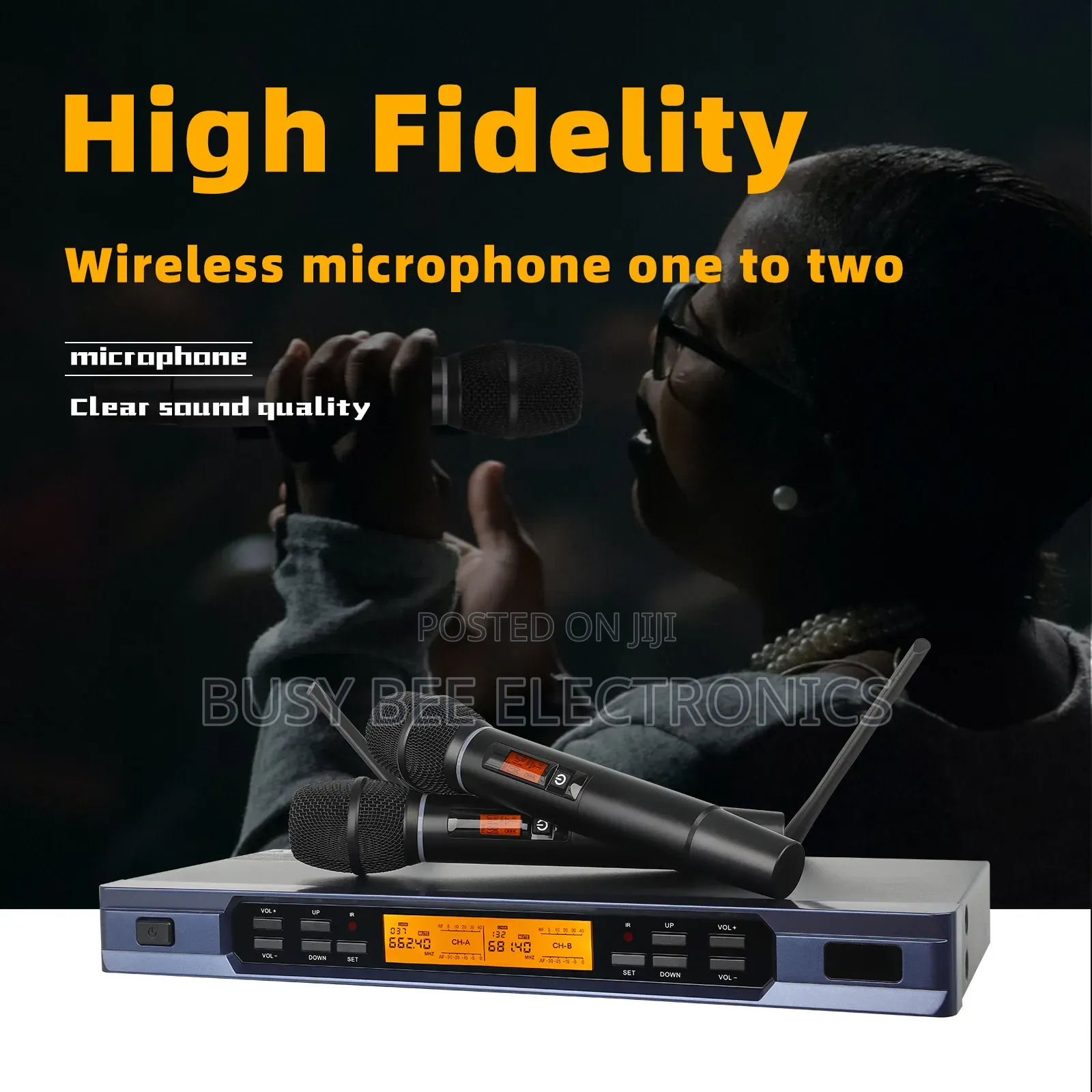 Portable Outdoor Wireless Handheld Dynamic Microphone