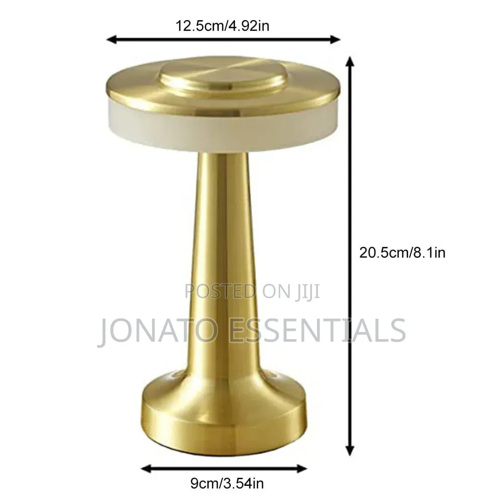 Rechargeable Cordless Led Table Lamp - Modern Bedside Desk Light