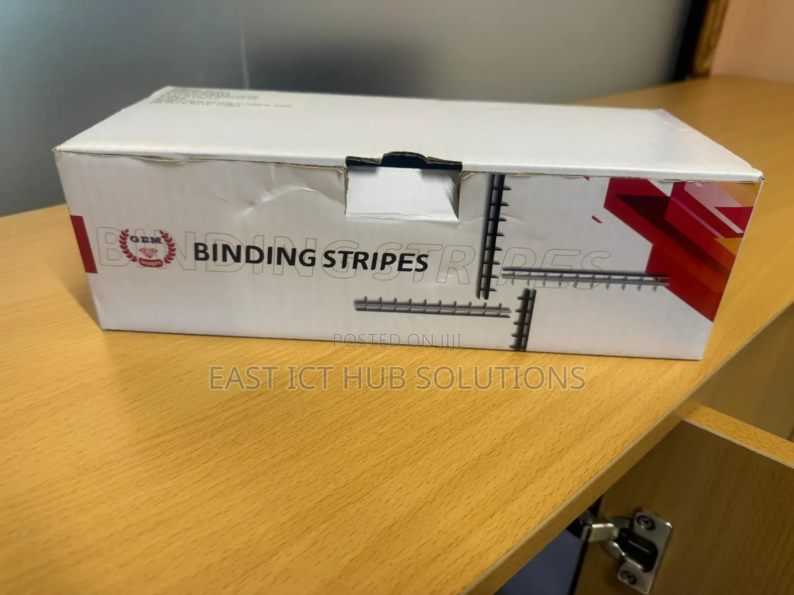 100-Pack 12-Pin Veloh Binding Strips - Black Durable Plastic