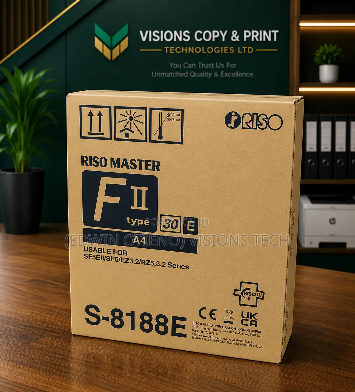 Riso Fii Type 30e / Sf A4 Masters (S-8132e / S-8188e)