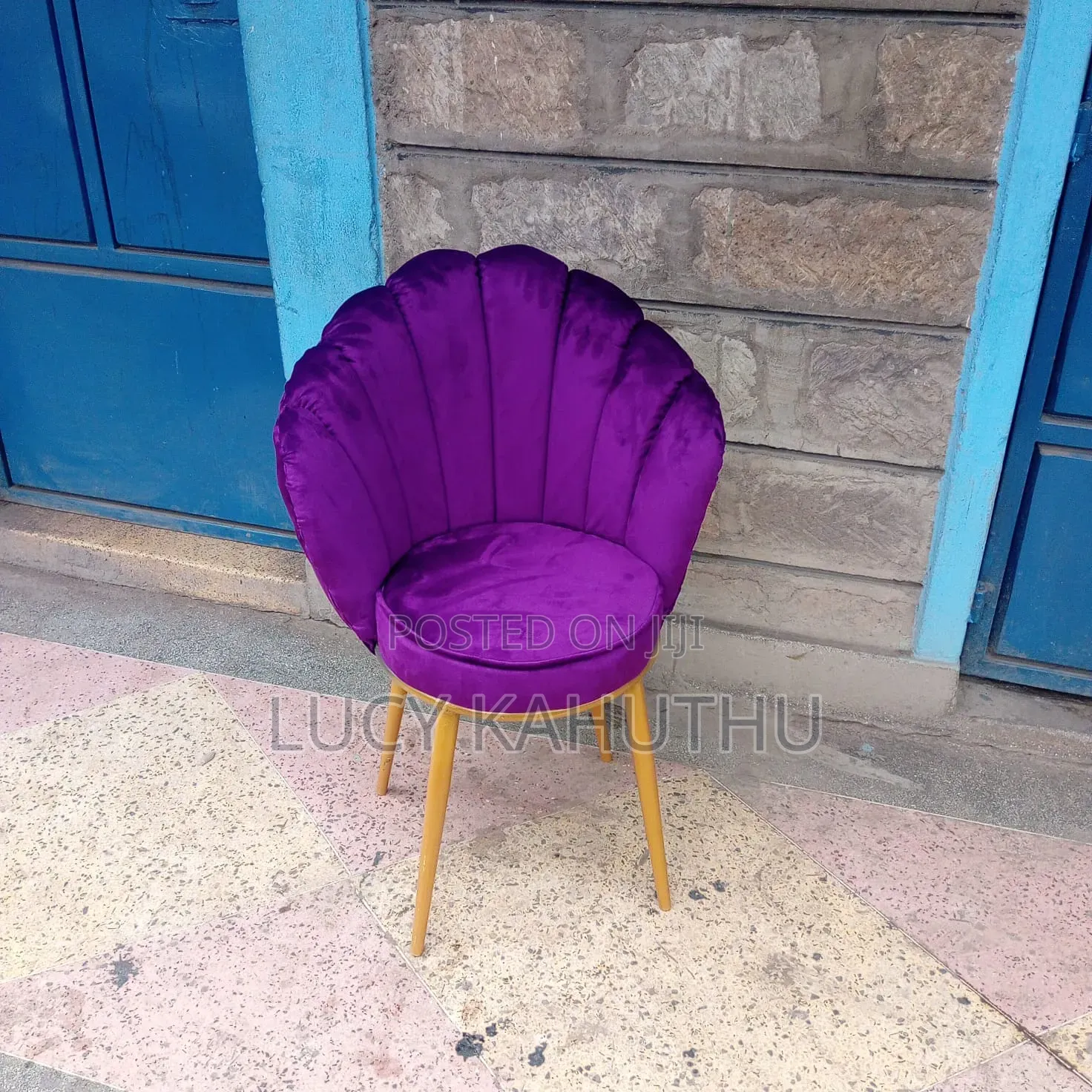 Striking Purple Butterfly Chair