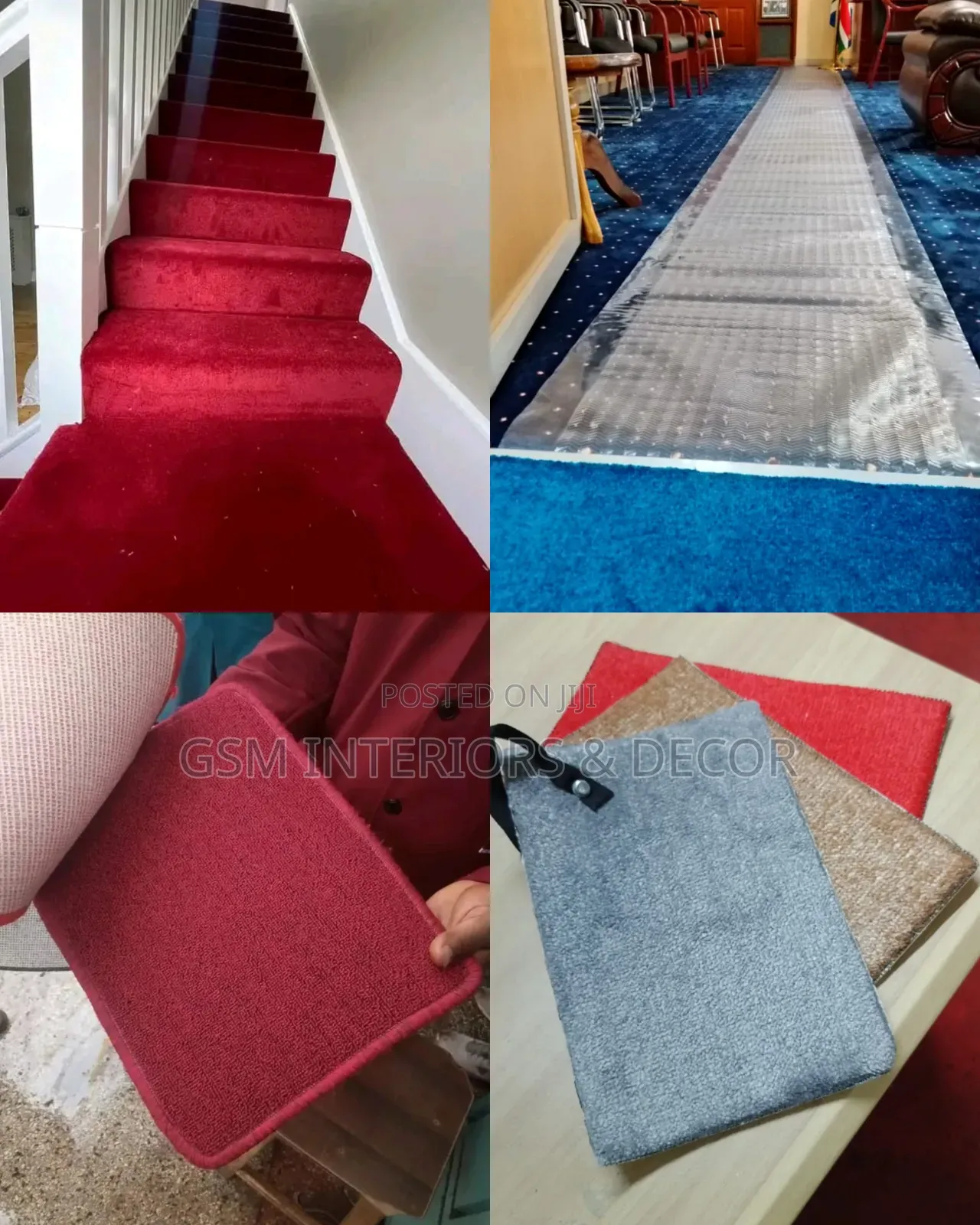 Wall to Wall Office Carpets With Carpets Protector 0.7m
