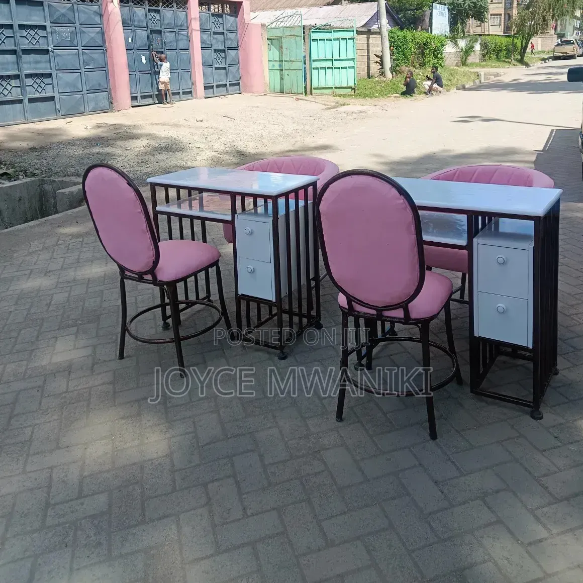 Manicure 2 Sets, Baby Pink N Marble Tables