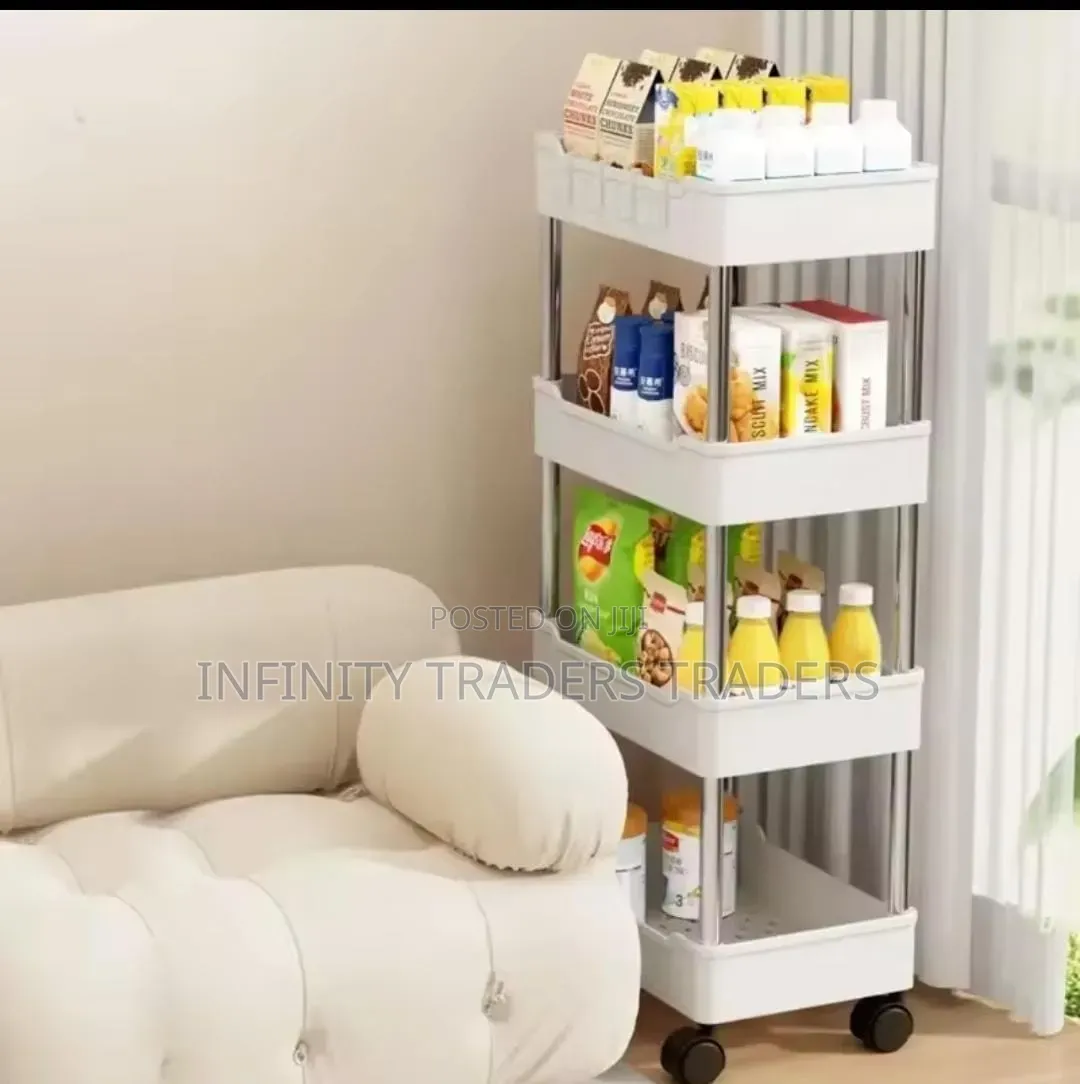 Multipurpose Storage Rack With Wheels