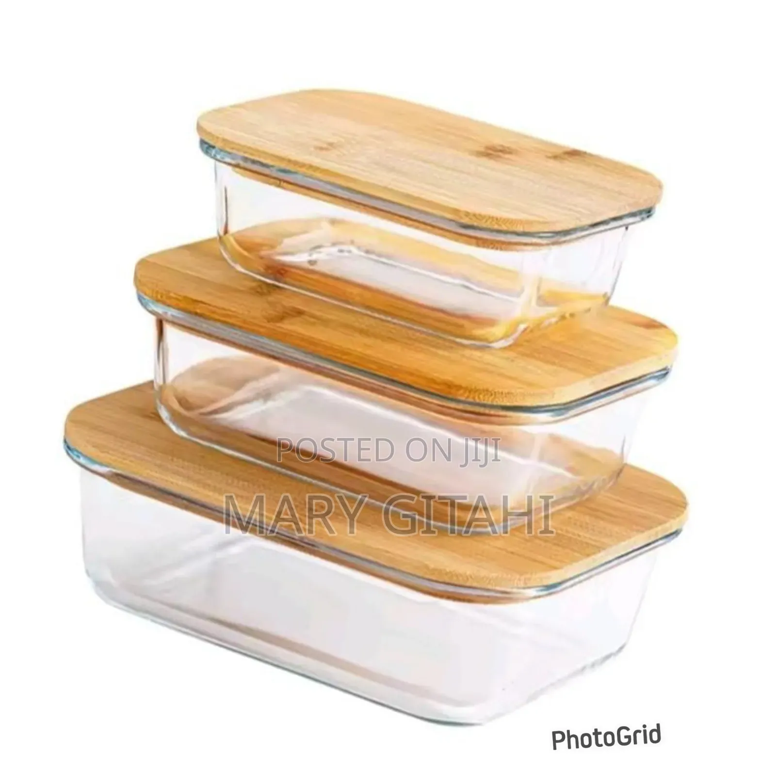 3in1 Snack Storage Box Set Wooden Top Lid Now Available *