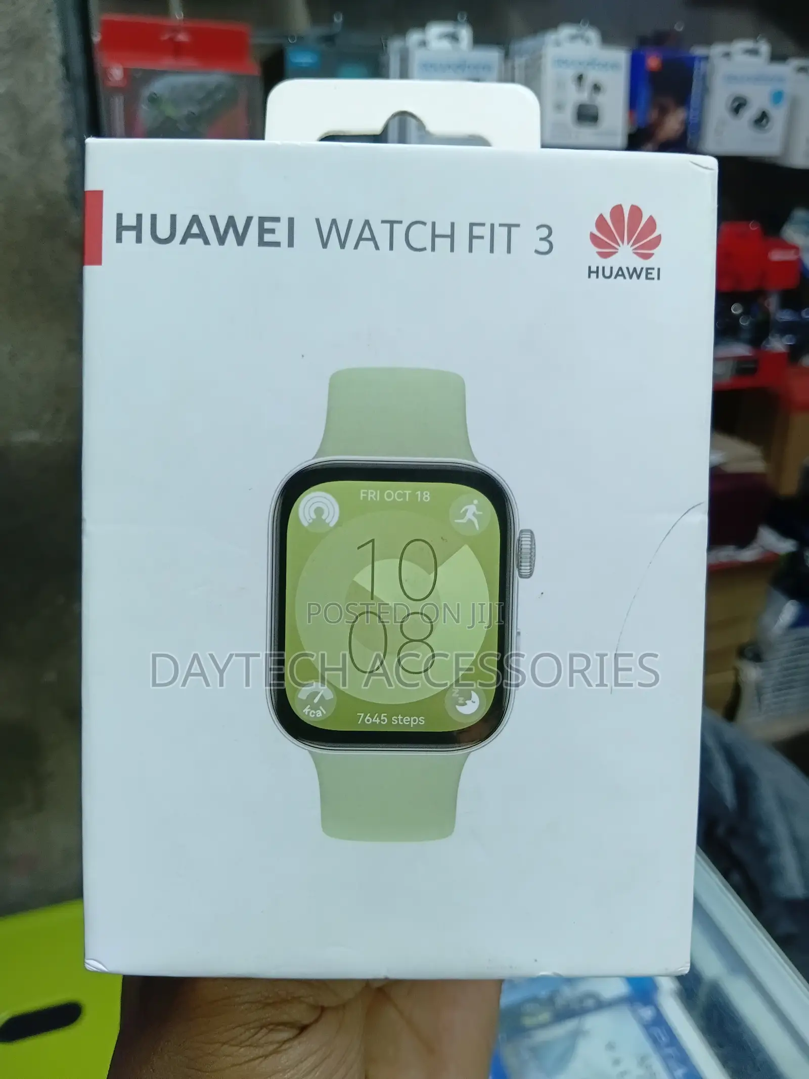 Huawei Watch Fit 3 Green 1.82" 5 Atm Amoled Screen.