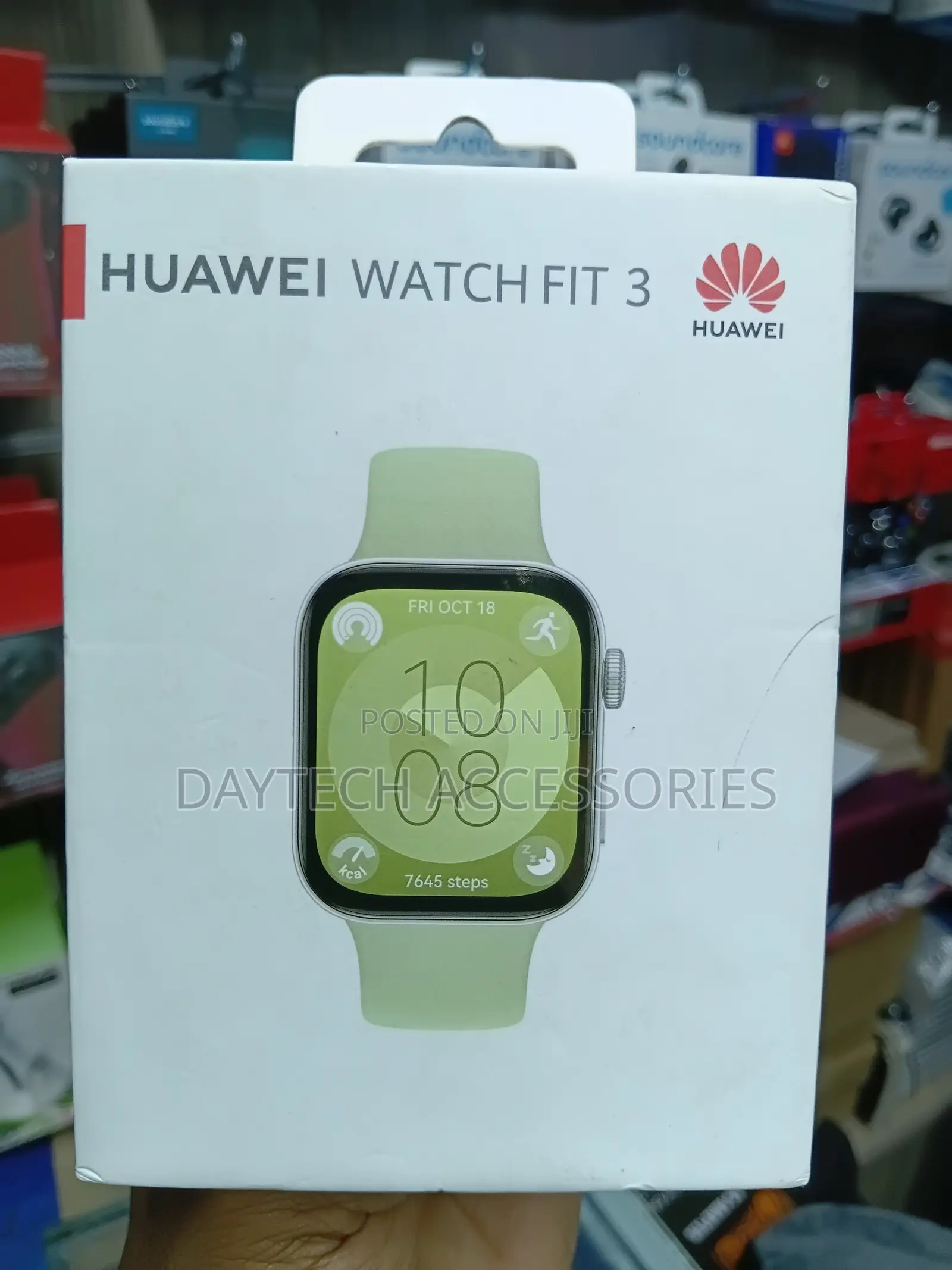 Huawei Watch Fit 3 Green 1.82" 5 Atm Amoled Screen.