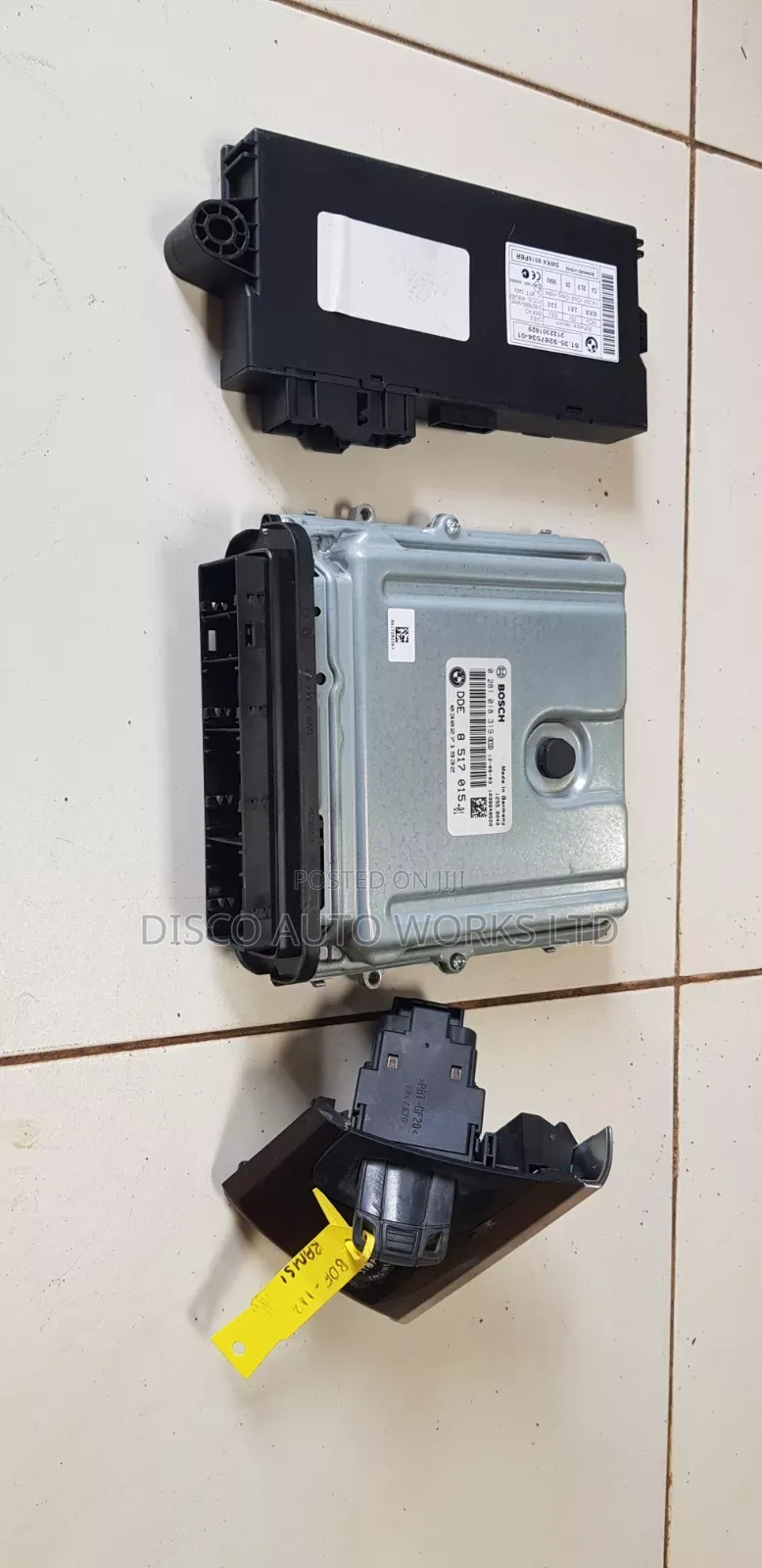 BMW E70 N57 Cas 2 , Key, Ignition Switch, Fusebox and Ecu -