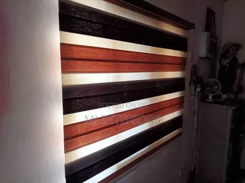 Office Zebra Blinds Modern Window Shades for Professional Look