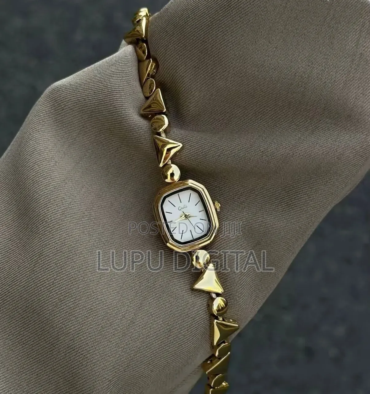 Ip Plated Steel Finish Gedi Ladies Watch
