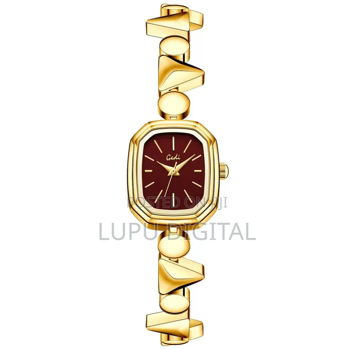 Ip Plated Steel Finish Gedi Ladies Watch