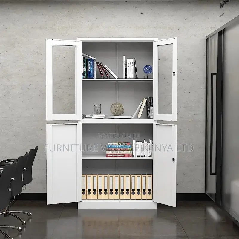 Office Cabinet: 2-Door File Storage Display Cabinet.