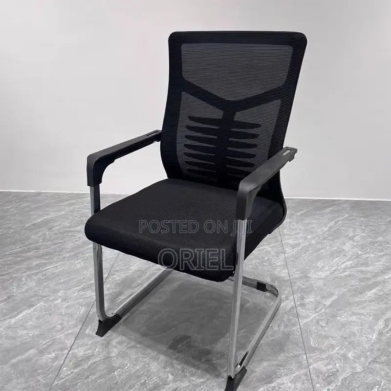 Office Chair : Modern Mesh Visitor Chair With Chrome Frame