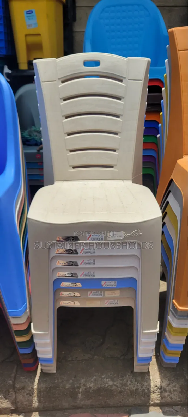 Armless Classic Plastic Chairs