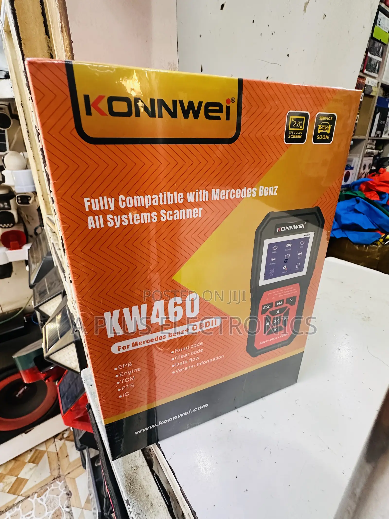 Kw460 Konnwei Obd Scanner (For Mercedes Benz)-Professional Car Scanner