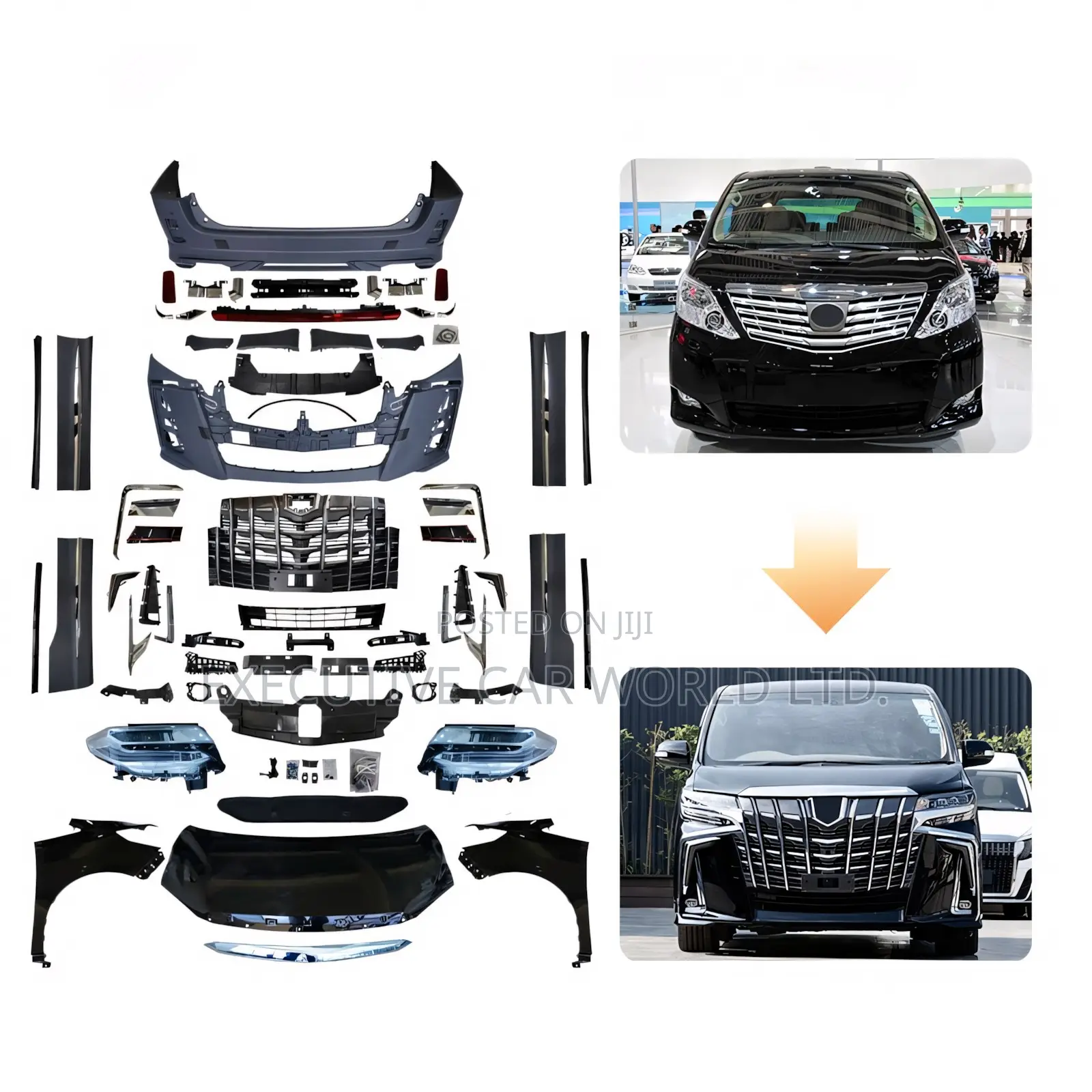 Toyota Alphard To Vellfire Conversion Kit